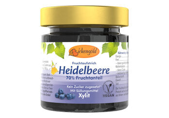 BIRKENGOLD Fruchtaufstrich Heidelbeere konv. 200g