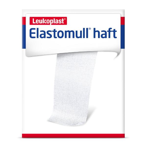 ELASTOMULL HAFT Gazebinde 4mx10cm weiss Rolle