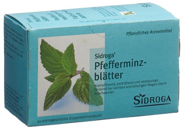 DrogerieMarkt24 - DrogerieMarkt24 SIDROGA PfefferminzblÃ¤tter 20 Btl 1.5 g - DrogerieMarkt24