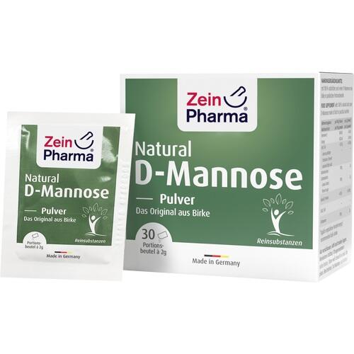 NATURAL D-Mannose 2000 mg Pulver Beutel 30X2 g