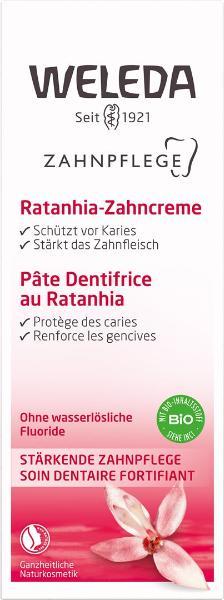 WELEDA Ratanhia-Zahncreme Tb 75 ml