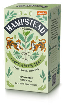 DrogerieMarkt24 - DrogerieMarkt24 HAMPSTEAD TEA Pure Green Tea demeter im Btl 20Stk - DrogerieMarkt24