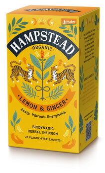 HAMPSTEAD TEA Lemon Ginger Tea demeter im Btl 20Stk