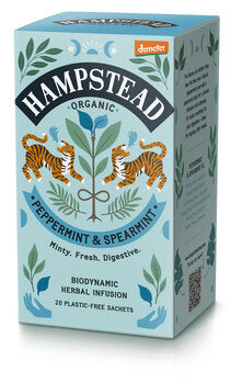 HAMPSTEAD TEA Peppermint Spearmint Tea demeter im Btl 20Stk