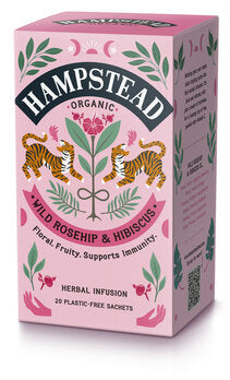 HAMPSTEAD TEA Wild Rosehip Hibiscus Tea im Btl 20Stk