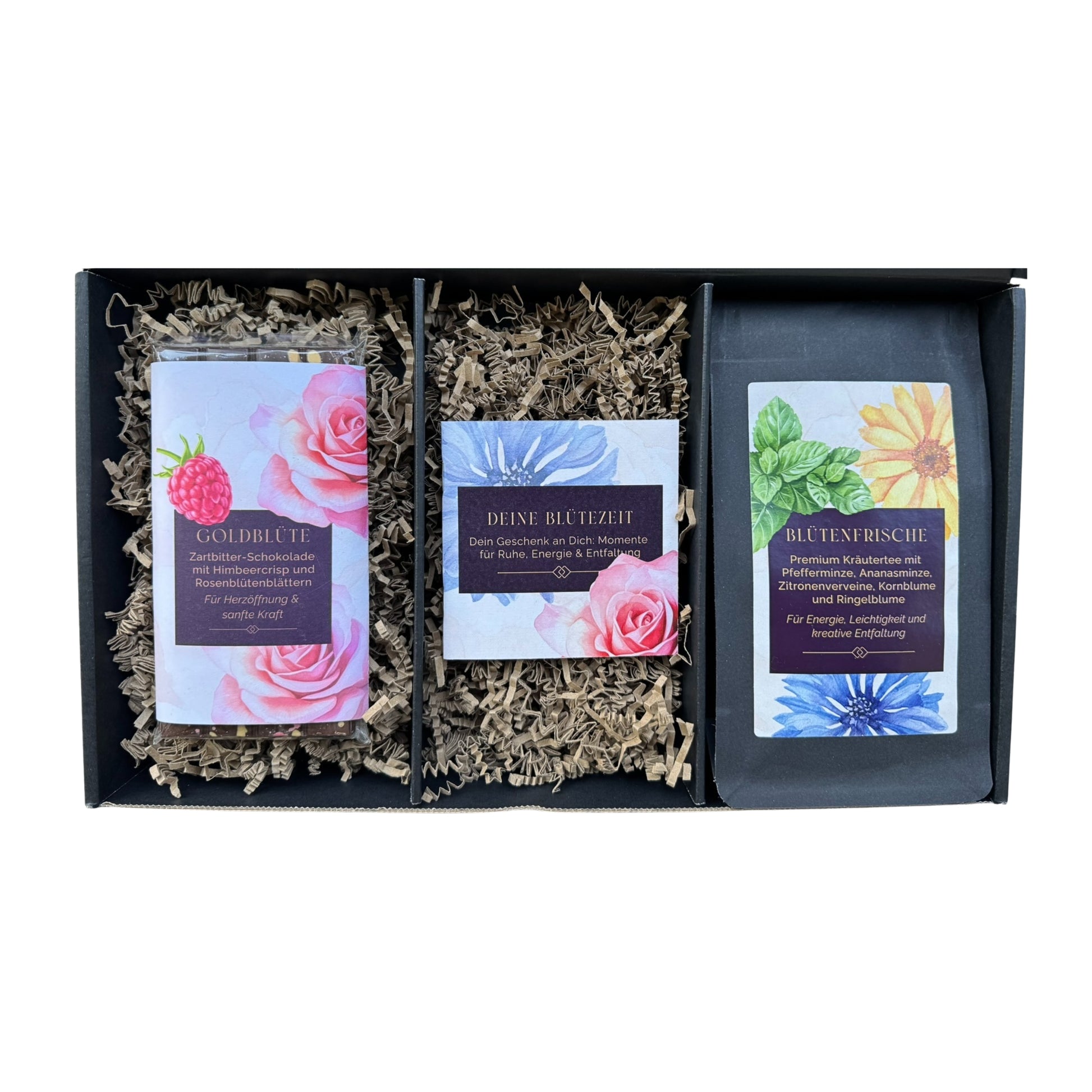 DrogerieMarkt24 - DrogerieMarkt24 Tiefenzeit Blütezeit Geschenkbox für SIE (Aufblühen & Wohlfühlen) - DrogerieMarkt24