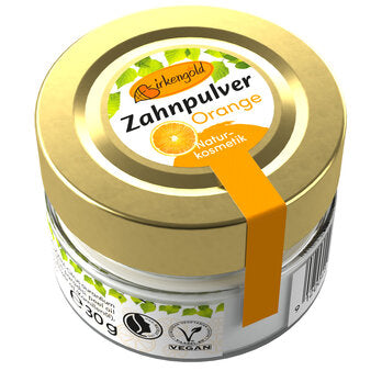 BIRKENGOLD Zahnpulver Kids Orange Glas 30g