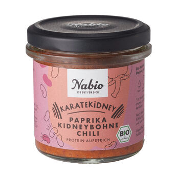 NABIO Protein Aufstrich Kidneybohnen Paprika 140g