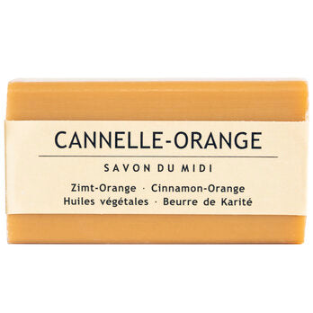 SAVON DU MIDI Seife mit Karité-Butter Zimt-Orange 100g
