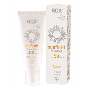 ECO COSMETICS Eco Sonnenspray getönt Q10 LSF50 100ml