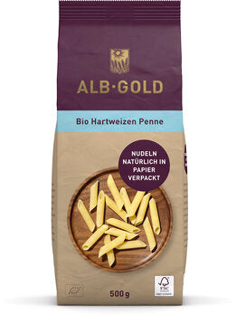 ALBGOLD Penne Hartweizen 500g