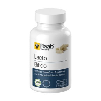 RAAB VITALFOOD Lacto + Bifidus Kapseln 90Stk