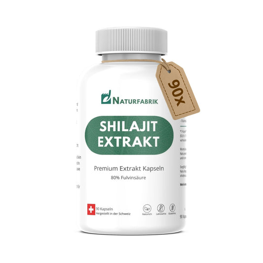 NATURFABRIK Shilajit Mumijo Extrakt Kapseln 90 Stk