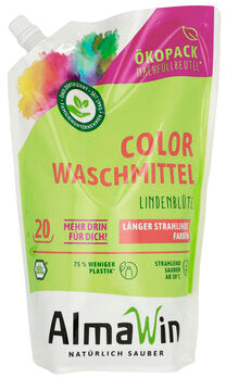 ALMAWIN Waschmittel Color Lindenblüte flüssig 1,5l