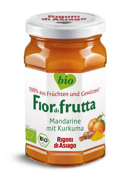 RIGONI DI ASIAGO Mandarine Kurkuma gesüsst mit konzentriertem Apfelsaft 260g