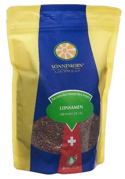 SONNENKORN Leinsamen Bio Knospe 500 g