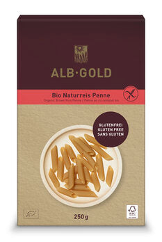 ALBGOLD Penne Naturreis 250g