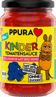 Ppura Sugo Bolognese Rinderhack Gemüse, 340g