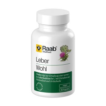 DrogerieMarkt24 - DrogerieMarkt24 RAAB VITALFOOD Leberwohl Kapseln konventionell 60Stk - DrogerieMarkt24