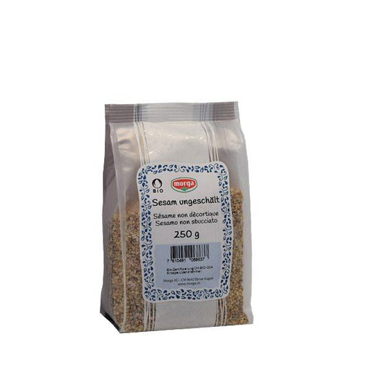 DrogerieMarkt24 - DrogerieMarkt24 MORGA Sesam ungeschält Knospe Btl 250 g - DrogerieMarkt24