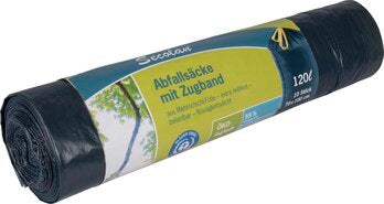 MEMO Muelleimerbeutel Zugband 10x120 Liter 1Stk