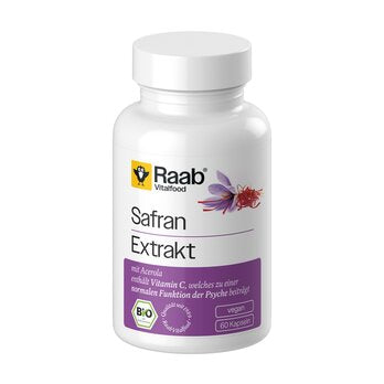 RAAB VITALFOOD Safran Kapseln à 500 mg 60Stk