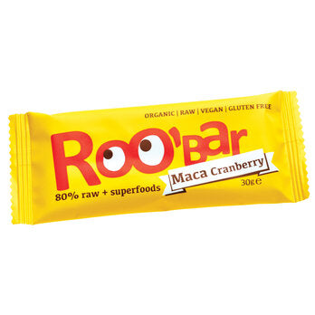ROOBAR Riegel Maca & Cranberry 30g