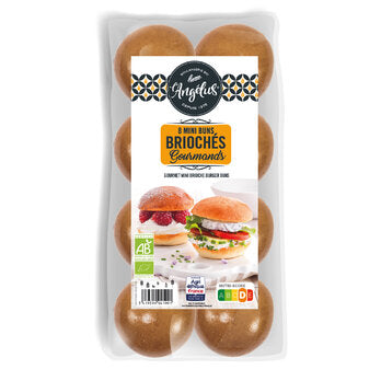 L'ANGELUS Mini Burger Buns 8x25g