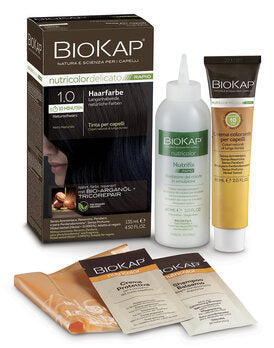 BIOKAP Rapid Haarfarbe 1.0 Naturschwarz 135ml