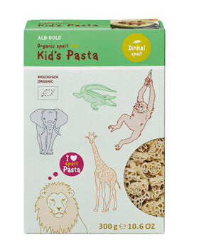 ALBGOLD Kids Pasta Zoo Dinkel 300g