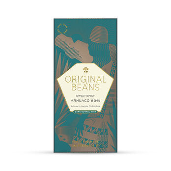 ORIGINAL BEANS Schokolade Tafel Arhuaco 82 % Kakao 70g
