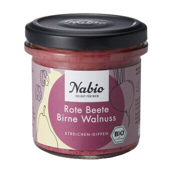NABIO Aufstrich Rote Beete Birne Walnuss 135g