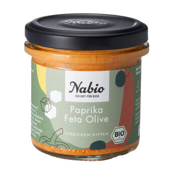 NABIO Aufstrich Paprika Feta Olive 135g