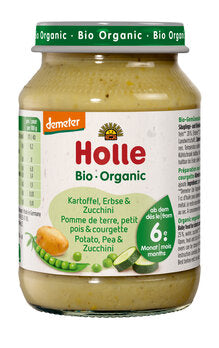 HOLLE Gläschen Kartoffel-Erbse- Zucchini demeter ab 6. Monat 190g