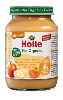 HOLLE Gläschen Apfel-Banane-Aprikose demeter ab 6. Monat 190g