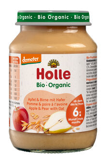 HOLLE Gläschen Apfel-Birne-Hafer demeter ab 6. Monat 190g