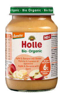 HOLLE Gläschen Apfel-Banane-Dinkel demeter ab 6. Monat 190g