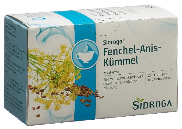 DrogerieMarkt24 - DrogerieMarkt24 SIDROGA Fenchel Anis KÃ¼mmel 20 Btl 2 g - DrogerieMarkt24