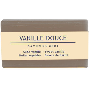 SAVON DU MIDI Seife mit Karité Butter Süsse Vanille 100g