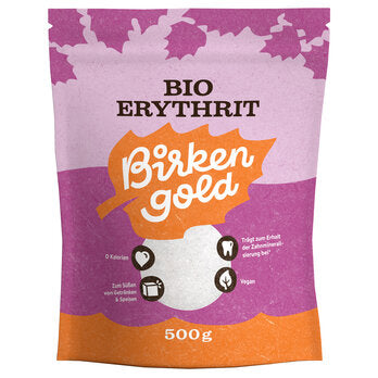 BIRKENGOLD Erythrit Beutel 500g