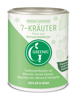 GREENIC 7-Kräuterpulver Originalrezeptur nach Bertrand Heidelberger 75g