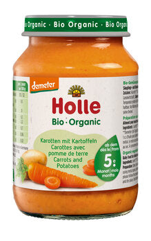HOLLE Gläschen Karotten mit Kartoffeln demeter ab 5. Monat 190g