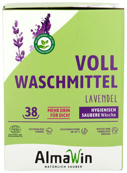 ALMAWIN Vollwaschmittel Lavendel Pulver 2kg