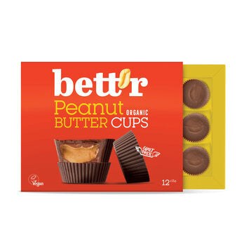 BETT'R Peanut Butter Cups Box 12x13g