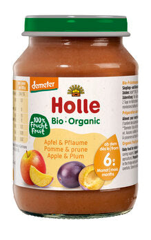 HOLLE Gläschen Apfel & Pflaume demeter ab 5.Monat 190g