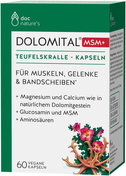 DOC NATURE’S DOLOMITAL® MSM Teufelskralle Kapseln 60Stk