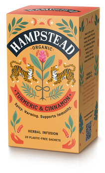 HAMPSTEAD TEA Turmeric Cinnamon Tea im Btl 20Stk