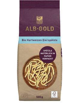 ALBGOLD Eierspätzle Hartweizen 500g