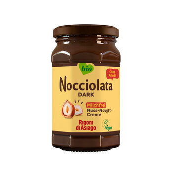 RIGONI DI ASIAGO Nocciolata Dark milchfrei Nuss Nougat 250g