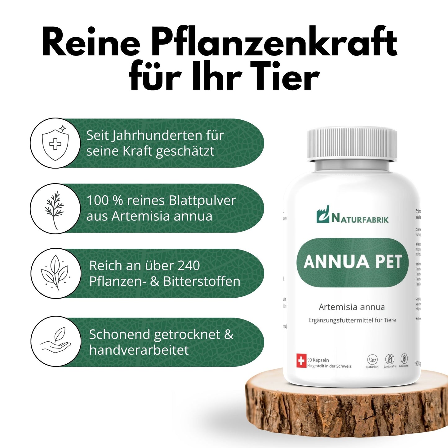 NATURFABRIK Annua Pet 90 Kapseln